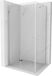 Mexen Lima cabine de douche pliable 80 x 110 cm, transparent, chrome
