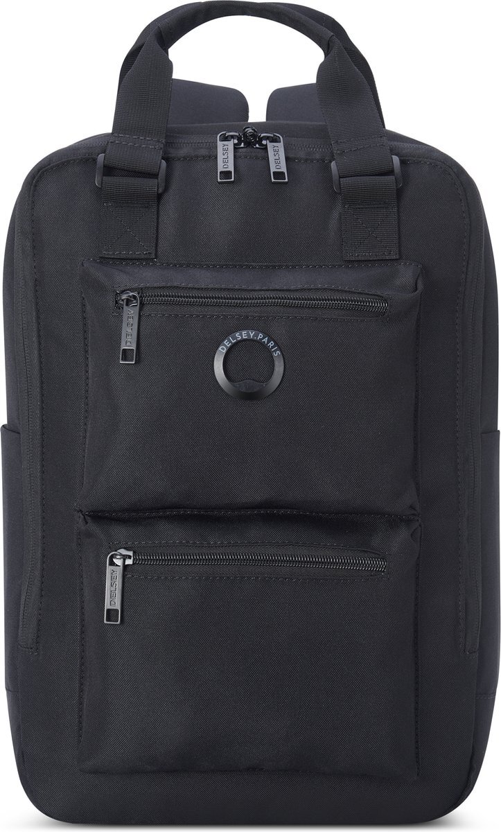 DELSEY Citypak Rugzak - 15.6 inch Laptopvak - 41 cm - Zwart