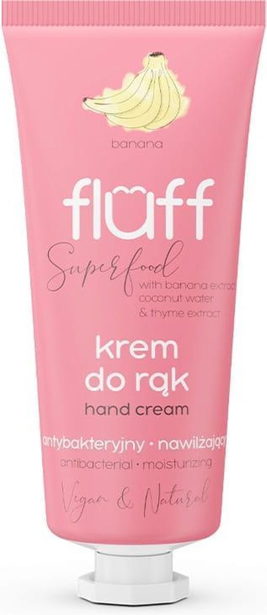 Fluff FLUFF_Super Food Hand Cream antybakteryjny krem do r¹k Banan 50ml