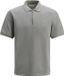 JACK&JONES ESSENTIALS JJEAUSTIN ZIP POLO SS NOOS Heren Poloshirt - Ultimate Grey - XL
