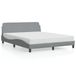 vidaXL Bedframe "Dover" stof lichtgrijs 160x200 cm