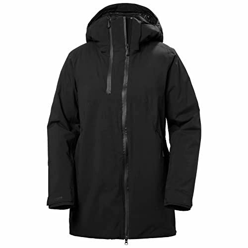 Helly Hansen W Nora Lange Geïsoleerde Jas Dames Zwart - 7040057994115
