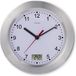 Hama Mauritius Wandklok - Zilver - Aluminium - 17 cm