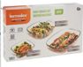 Diversen Ovenschaal Glas Set 3 Stuks Zwart