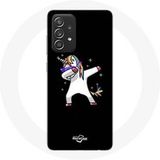 Maniacase Hoesje voor Samsung Galaxy A52 Dab eenhoorn