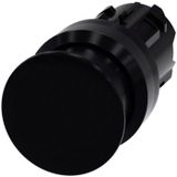 Siemens 3SU10001AD100AA0 Paddenstoelknop Kunststof frontring Knop Zwart 1 stuk(s)