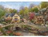 Puzzel 2000 stukjes Sommer in geplaveid dorp Matte lak