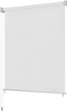vidaXL - Rolgordijn - voor - buiten - 165(B)x140(H) - cm - wit