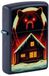 Zippo Stormaansteker - Bear and Cabin, Navy Mat, Color Image - Navulbaar - Herbruikbaar - Winddicht Design - Geschenkdoos - Made in USA