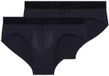 HOM Heren Slip Supersoft 2-Pack Zwart XXL