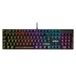 SPYCO Challenge KE-111, Mechanisch Gametoetsenbord, Italiaanse opstelling, Instelbare LED-achtergrondverlichting, Toetsen afdekking ABS, Bruine switches, 25 Anti-Ghosting-toetsen, Ideaal voor PC ecc.