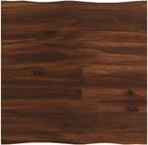 vidaXL Tafelblad - Donkerbruin - Glas - 40 x 40 x 3,2 cm