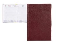 Liderpapel Corfu-Dagboek, 15 x 21 cm, 2024 Dag, Rood, 60 g