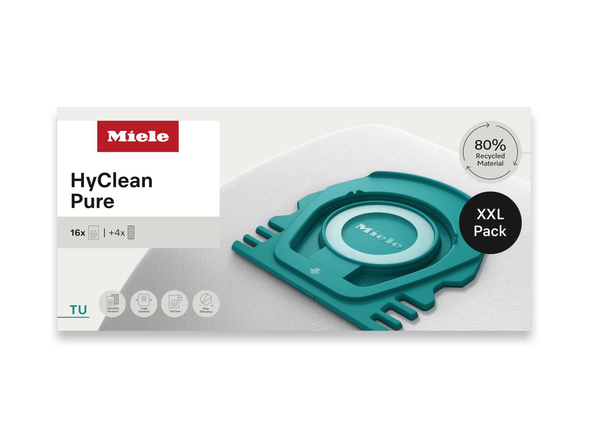 Miele TU HyClean Pure Stofzuigerzakken - XXL - Guard S1 & L1