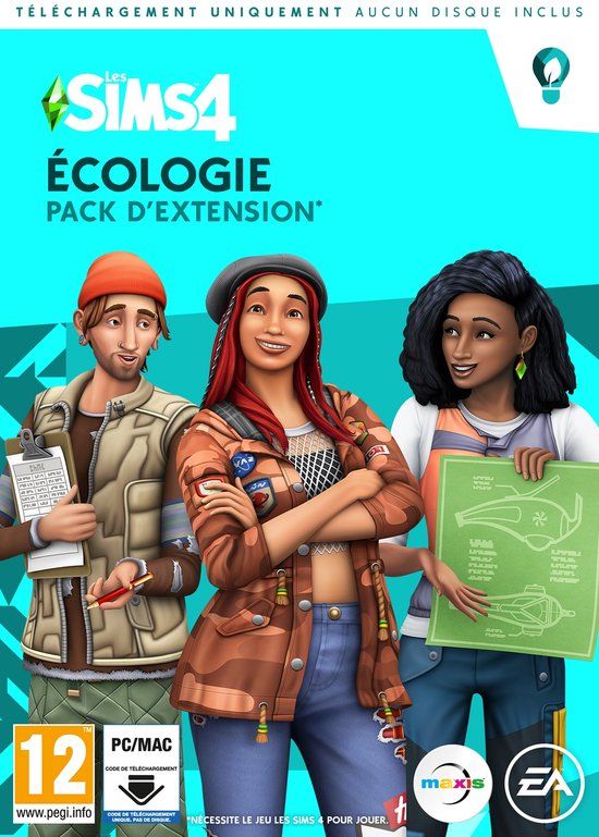 Electronic Arts Les Sims 4: Ecologisch leven - Extention Pack - PC (Franse uitgave) (code in box)