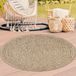 Tapis d'extérieur aspect sisal, 160 cm, rond