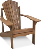 Merkloos Furinno Tioman Buitenstoel in teakolie, hout, naturel, 89,92 x 76,45 x 89,41 cm