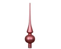 Decoris Sapin de Noël Sommet 26cm Verre Rose