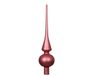 Decoris Sapin de Noël Sommet 26cm Verre Rose
