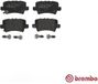 Brembo P28038 Rear Disc Brake Pad - Set of 4