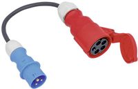 AS Schwabe 61374 Stroom Adapterkabel 0.3 m Zwart