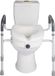 VEVOR Toiletbrilverhoger met Armleuningen, Draagvermogen van 159 Kg, Hefhoogte van 127 mm en Aluminium Frame, Verhoogde Toiletbril voor Ouderen, Senioren en Volwassenen met Een Beperking.