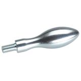 HALDER 24450.0116 vaste balgrepen, staal, galvanisch verzinkt, d1=16 mm/staal