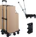 Merkloos Relaxdays Transportkar opvouwbaar - uitschuifbaar - tot 100 kg - zwart