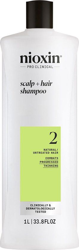 Nioxin System 2 Progressed Thinning Shampoo - 1000ml