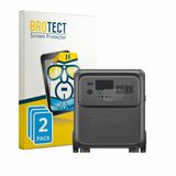 BROTECT - Screenprotector voor Bluetti Elite 400 - Folie Beschermfolie transparant 2 Stuks