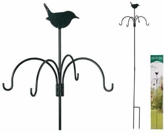 Esschert Design Voederhanger - Vogelvoederhuisje - Groen - 150 cm x 45 cm x 150 cm