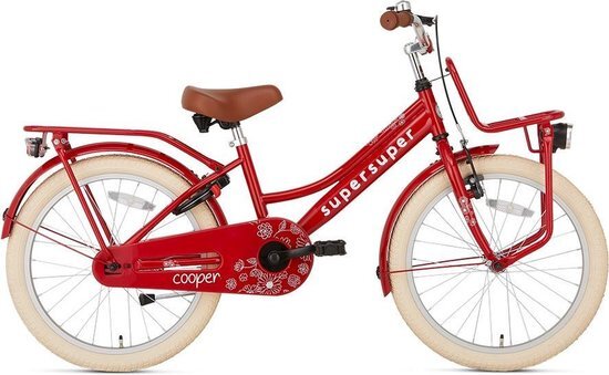 Supersuper Kinderfiets Cooper Rood 20" Rood