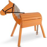 Pink Papaya Houten Paard voor Buiten, Speelpaard XXL voor Kinderen