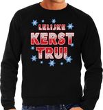 Bellatio Decorations Shoppartners Bv Grote maten foute Kersttrui / sweater - Lelijke Kerst trui - zwart voor heren - kerstkleding / kerst outfit XXXL