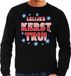 Bellatio Decorations Shoppartners Bv Grote maten foute Kersttrui / sweater - Lelijke Kerst trui - zwart voor heren - kerstkleding / kerst outfit XXXL