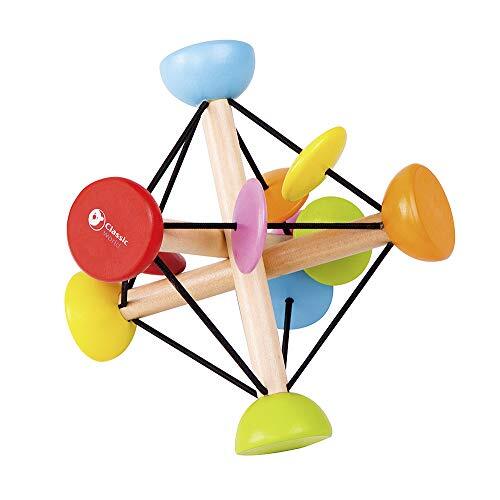 Classic World - Houten sensorische bewegende magische bal leren speelgoed