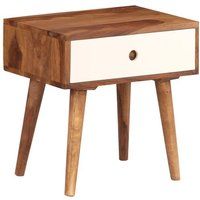 vidaXL Nachtkastje 45x30x45 cm massief sheeshamhout