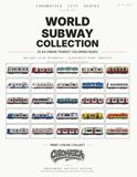World Subway Coloring Book