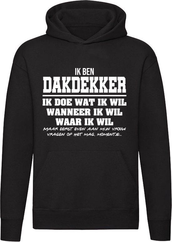 Sol's Dakdekker - Trui - Unisex - Zwart - Maat 5XL