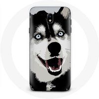 Maniacase Etui voor Samsung Galaxy S4 Siberische Husky blauwe ogen
