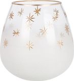 Home AM/63 Theelichthouder in de vorm van een glas, Ø 14 cm, transparant, Glas