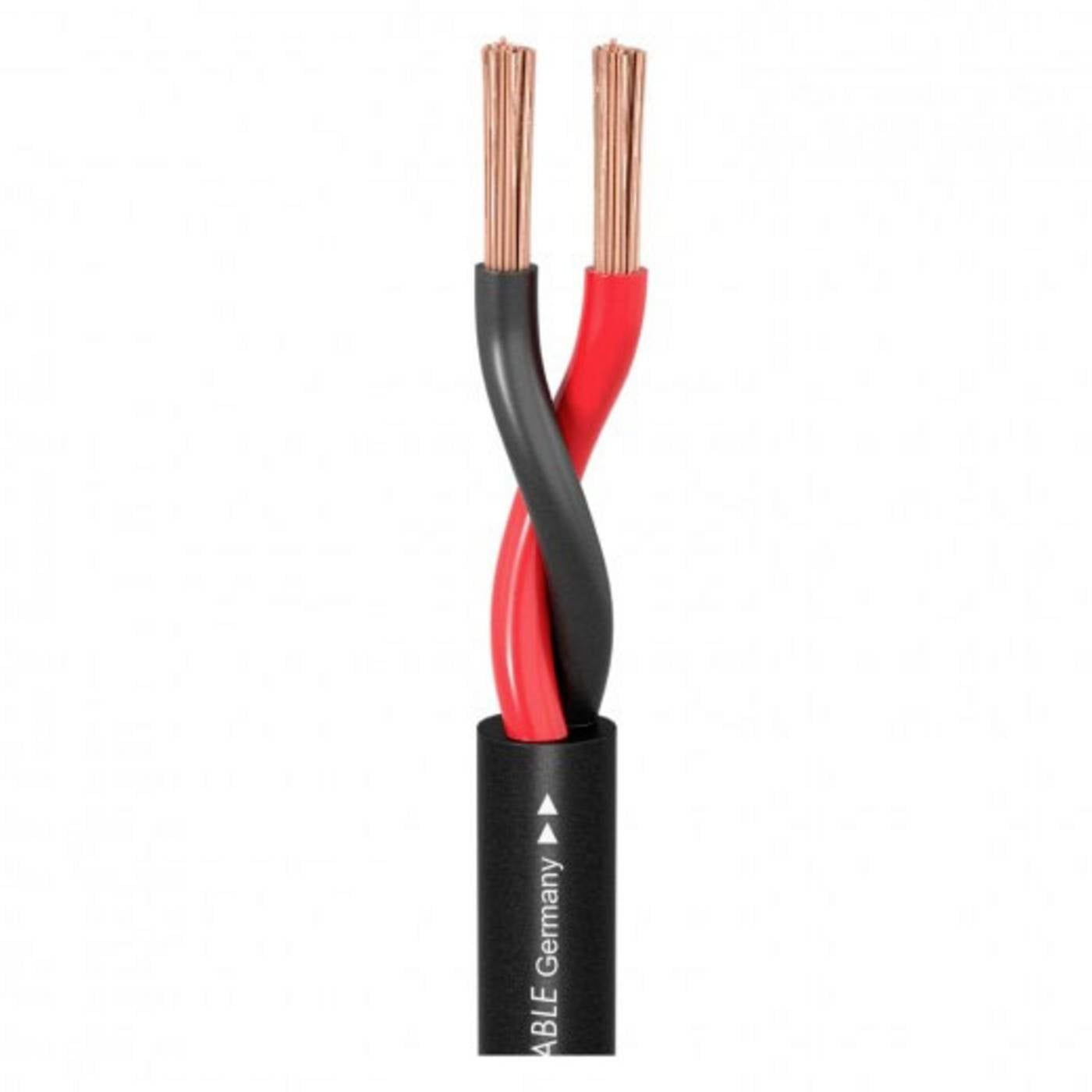 Hicon Sommer Cable 440-0051FC Luidsprekerkabel 2 x 4 mm² + 2 x 4 mm² Zwart per meter