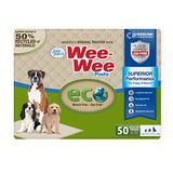 Four Paws Wee-Wee Puppy Pee Pads Milieuvriendelijk 50 Count, Wit