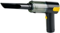 Dunlop Aspirateur de voiture sans fil 12V - Aspirateur à main avec 4 embouts - Aspirateur de voiture rechargeable USB-C sans fil - Aspirateur à main sec et humide - Puissance d'aspiration de 5000Pa et fonction souffleur - Gris/Jaune