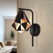 EGLO Wandlamp Carlton 4, 1-flammige Vintage Wandleuchte, Material: Stahl