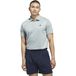 adidas Polo Performance Textured Print, salie/navy