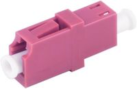 1aTTack.de 10x glasvezel keystone-connectoren OM4 LC-simplex female naar LC-simplex female multimode violet