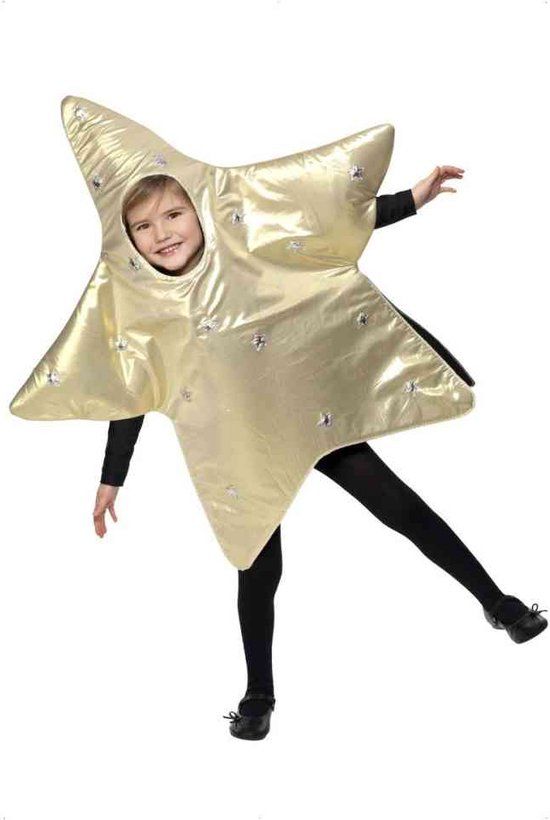 Smiffys Smiffy Kerst Ster Kostuum Kinderen Goud Polyester