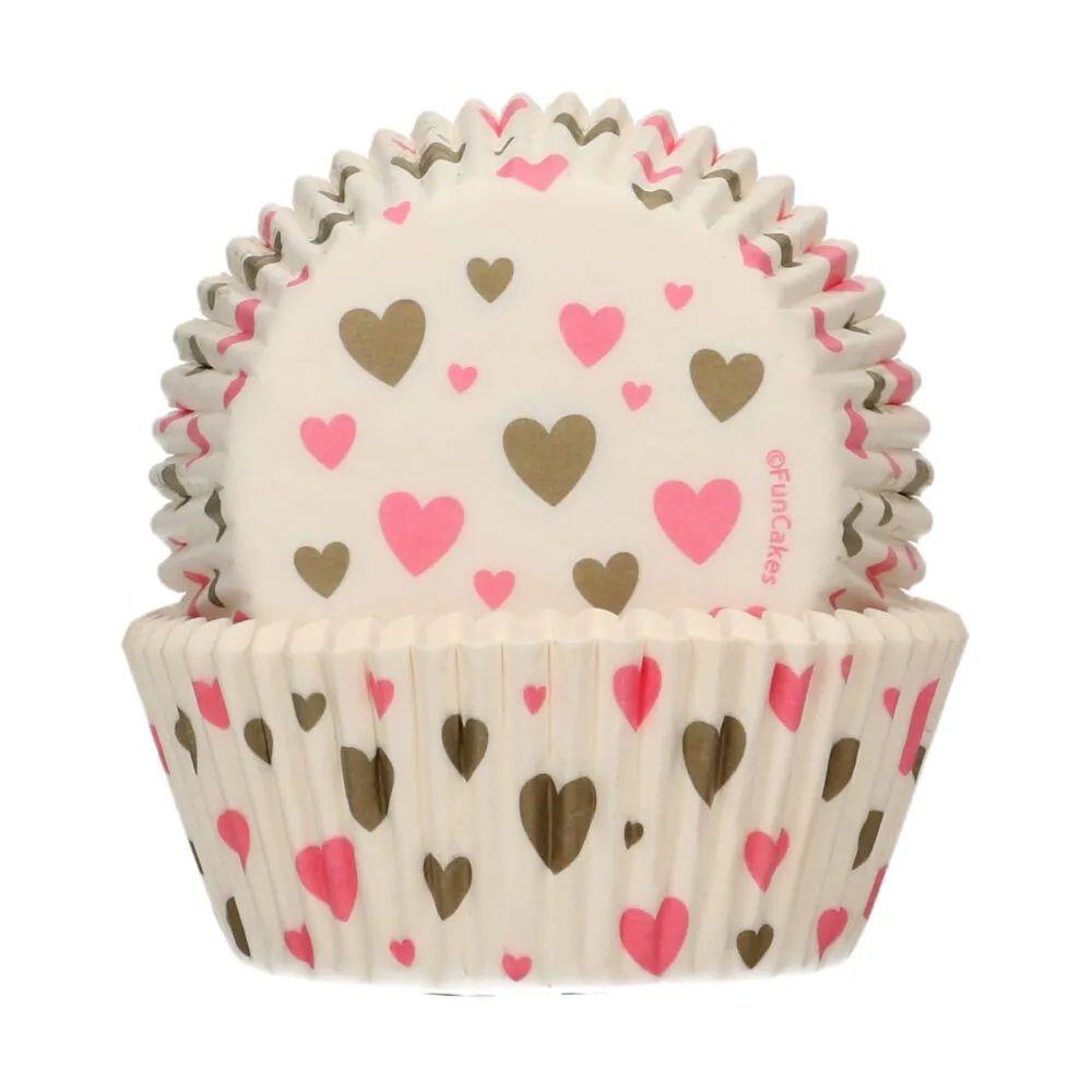 FunCakes F84265 - Bakvormen - Meerkleurig - Papier - Rond - 48 stuks