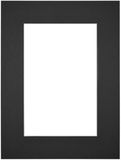 Passe-Partout Fotomaat 30x45 cm - Lijstmaat 45x60 cm - Noir - Museumkarton - Fotolijst niet inbegrepen